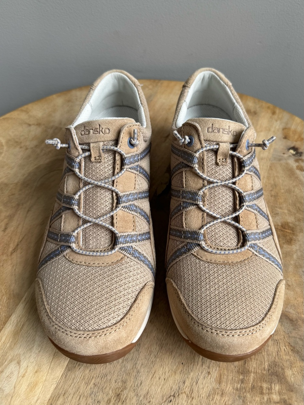 Dansko Harlyn Women's Suede Slip On Sneakers Size 39 (US 8.5-9) Walnut Sand - Picture 6 of 12